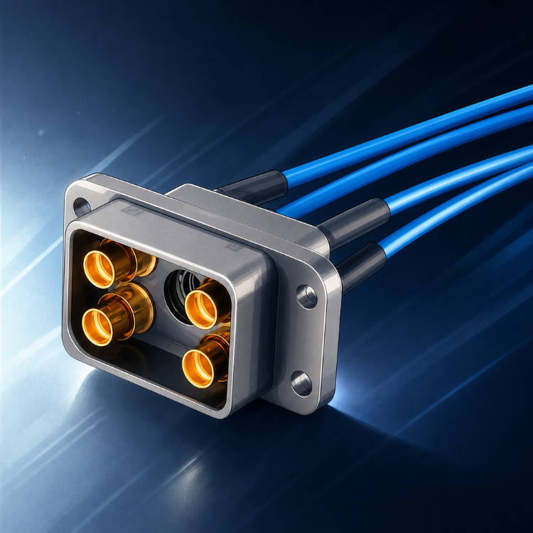 Multi Port/Ganged Cable Connectors Products >> RF/Microwave Cables & Interconnect >> RF Cable Connectors & Terminations