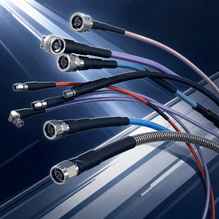 Standard Interface Cable Assemblies Products >> RF/Microwave Cables & Interconnect >> RF Cable, Cable Connectors & Cable