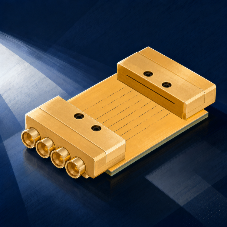 Muli Port PCB Connectors Products >> RF/Microwave Cables & Interconnect >> RF Board Mount PCB Connectors & Bullets