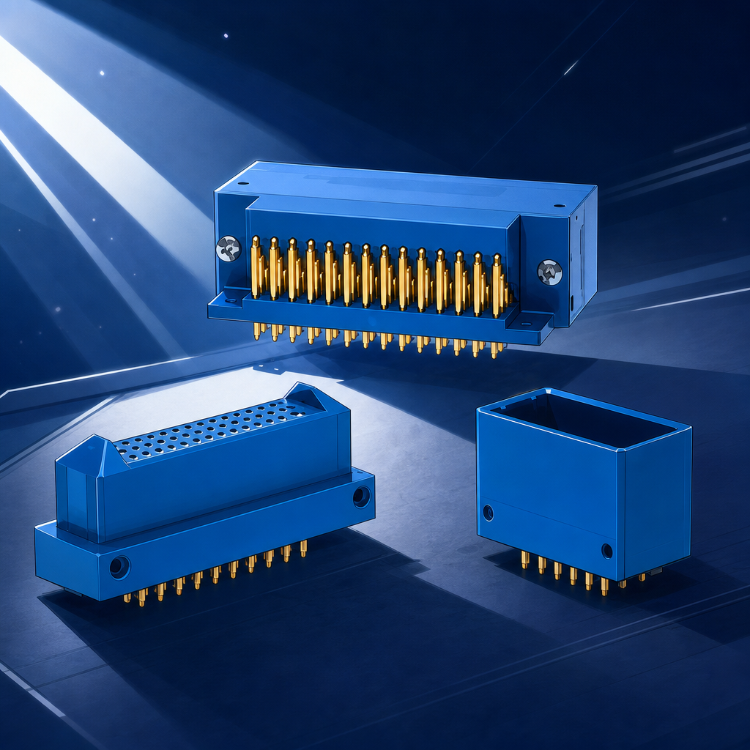 Blind Mate Miniature Power Connectors