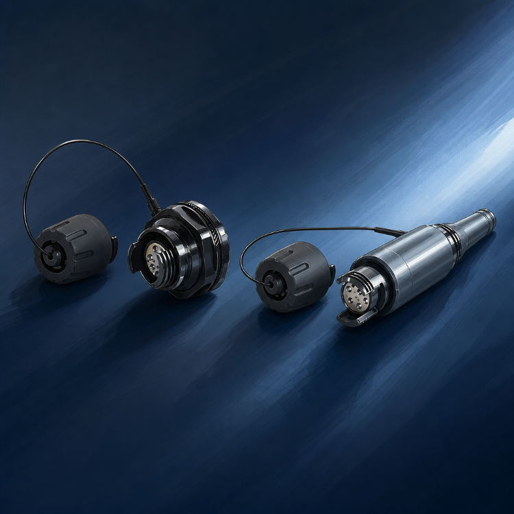 Rugged Expanded Beam Fiber Optic Connectors